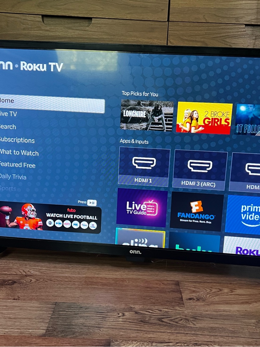 Roku TV Rear Panel in Black